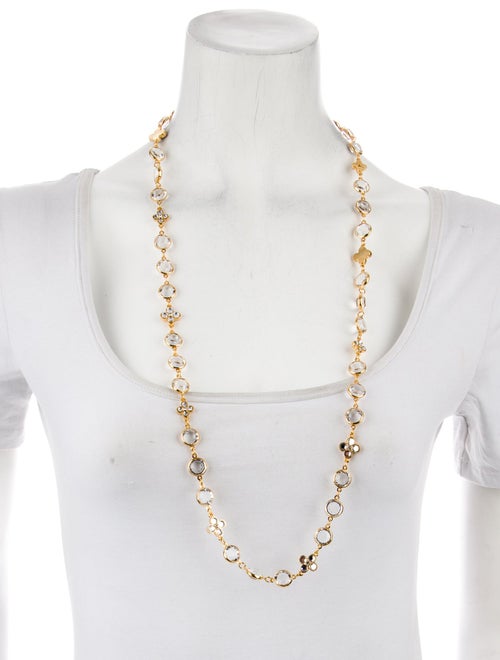 Kenneth Jay Lane Crystal Station Necklace