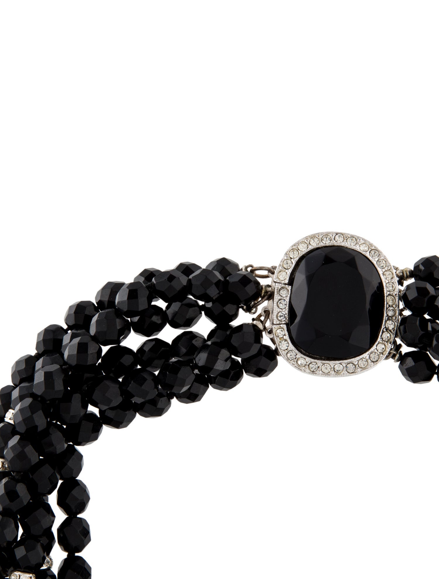 Kenneth Jay Lane Crystal Multistrand Necklace