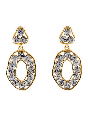 Kenneth Jay Lane Crystal Clip-On Earrings