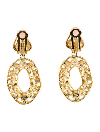 Kenneth Jay Lane Crystal Clip-On Earrings