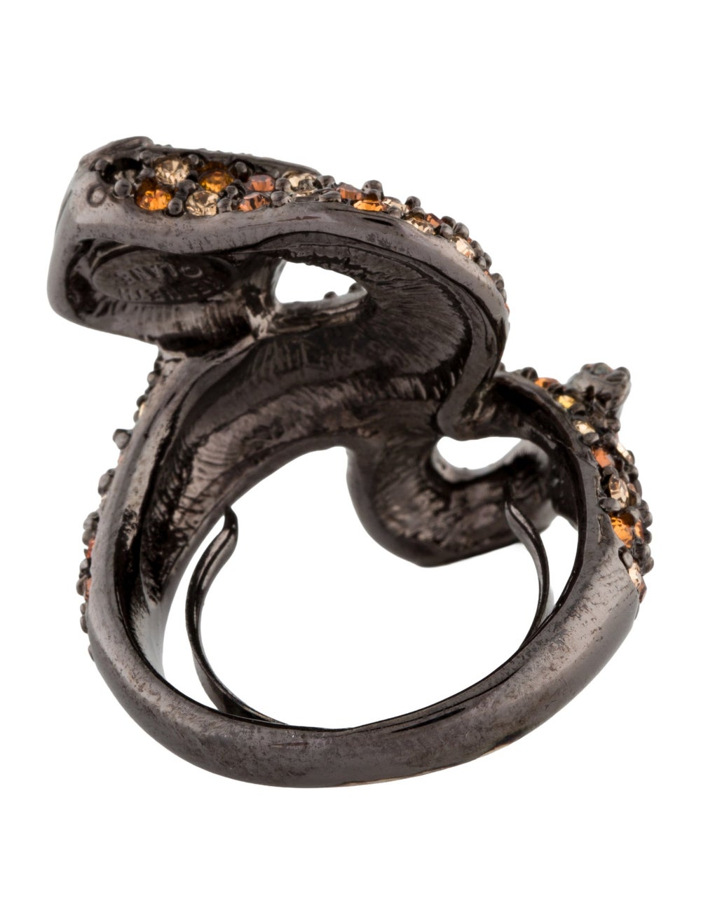 Kenneth Jay Lane Gunmetal & Crystal - image 4