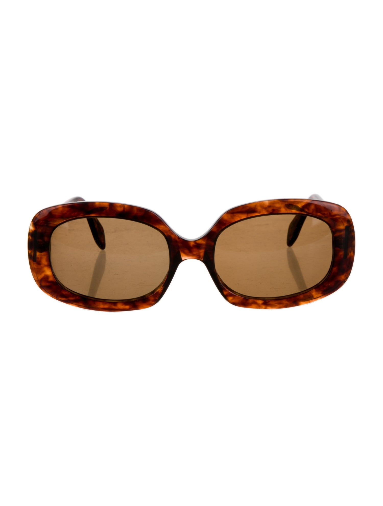 Kenneth Jay Lane Square Tinted Sunglasses