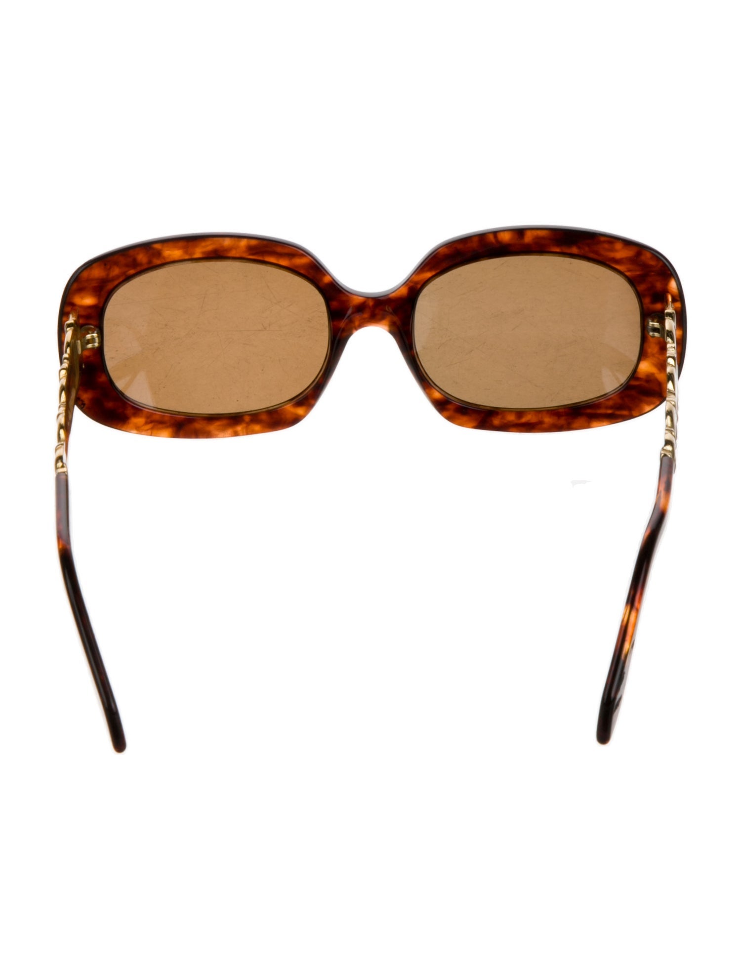 Kenneth Jay Lane Square Tinted Sunglasses