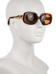 Kenneth Jay Lane Square Tinted Sunglasses