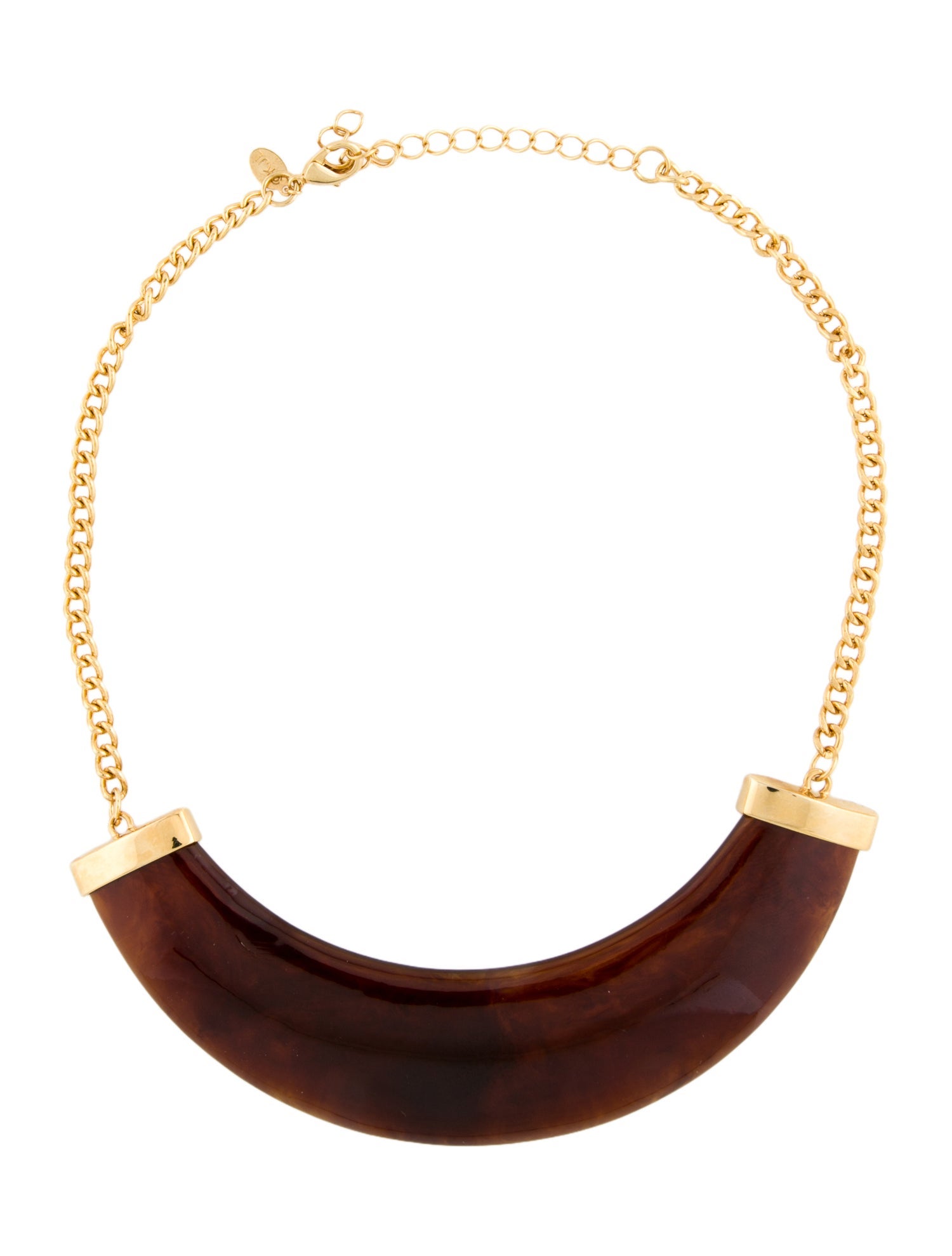 Kenneth Jay Lane Resin Bib Collar Necklace
