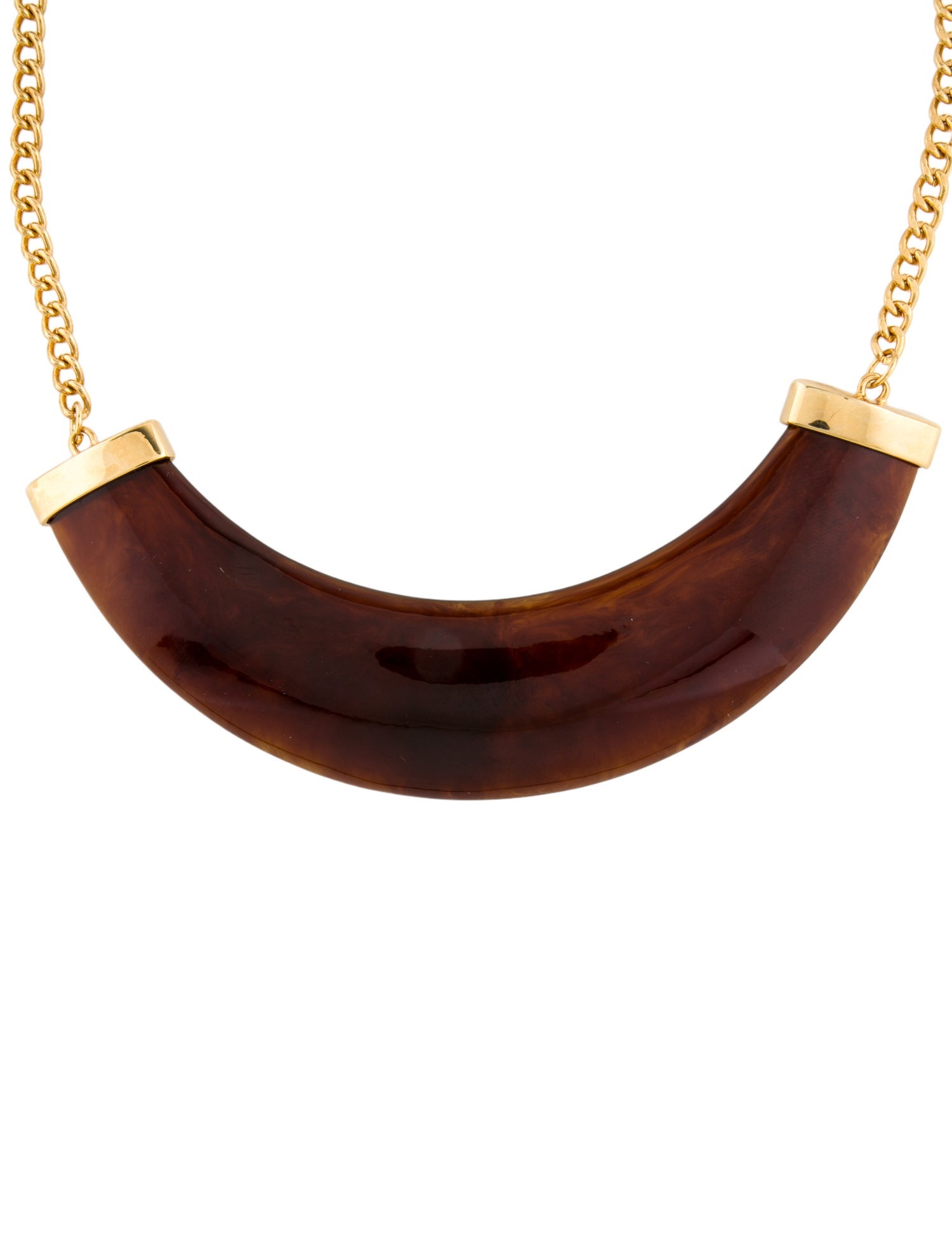 Kenneth Jay Lane Resin Bib Collar Necklace