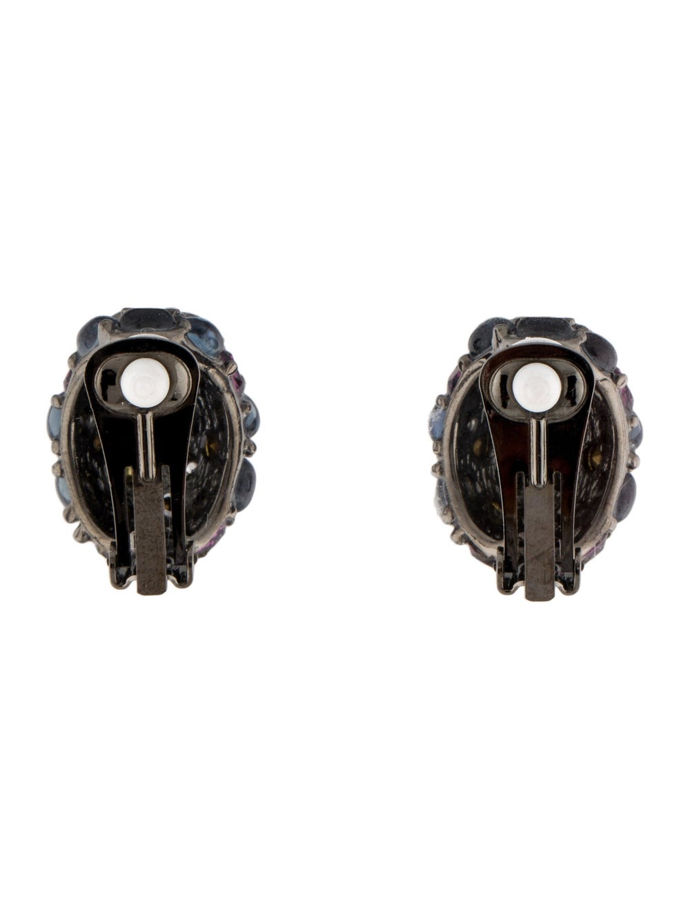 Kenneth Jay Lane Gunmetal & Crystal - image 3