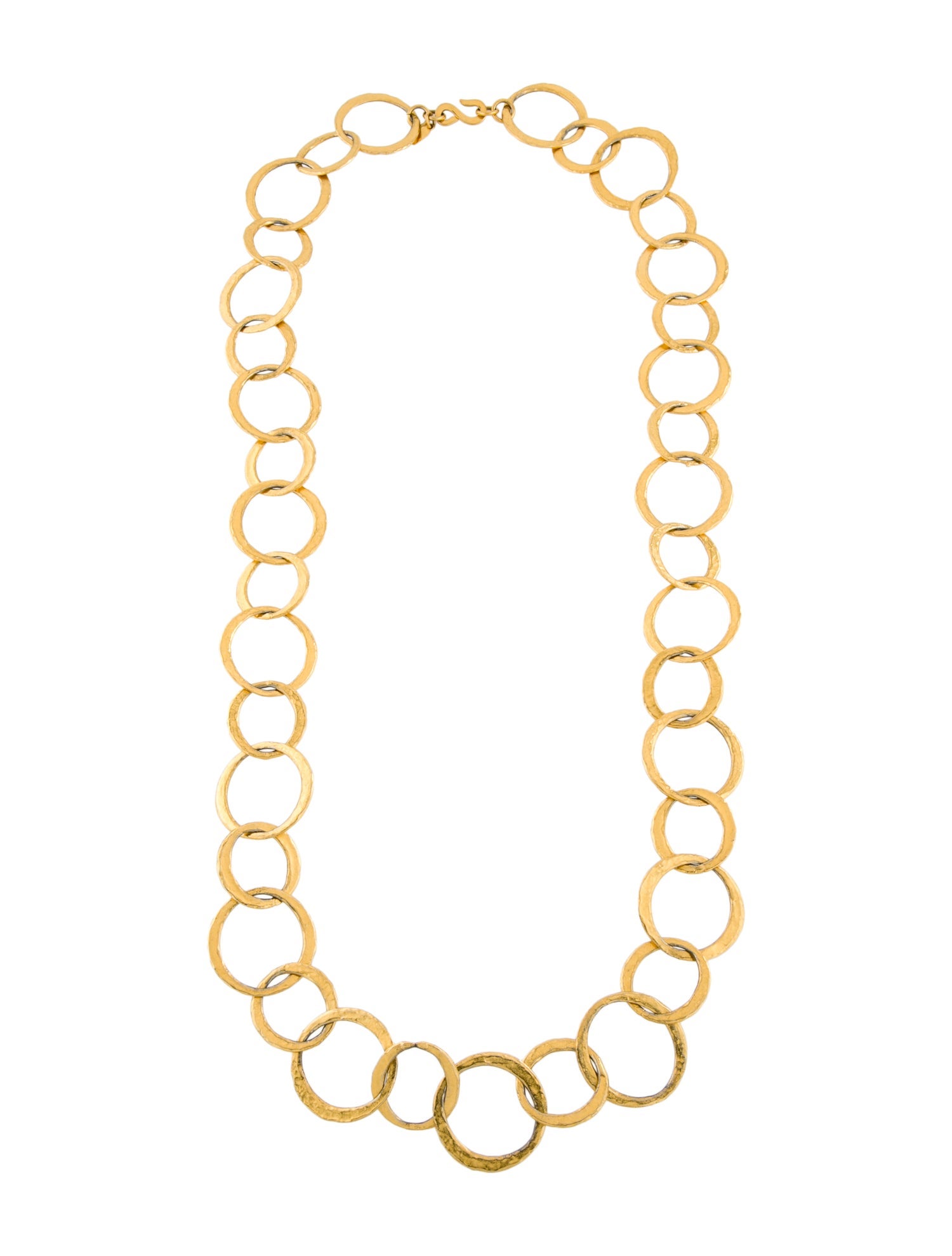 Kenneth Jay Lane Circle Link Necklace