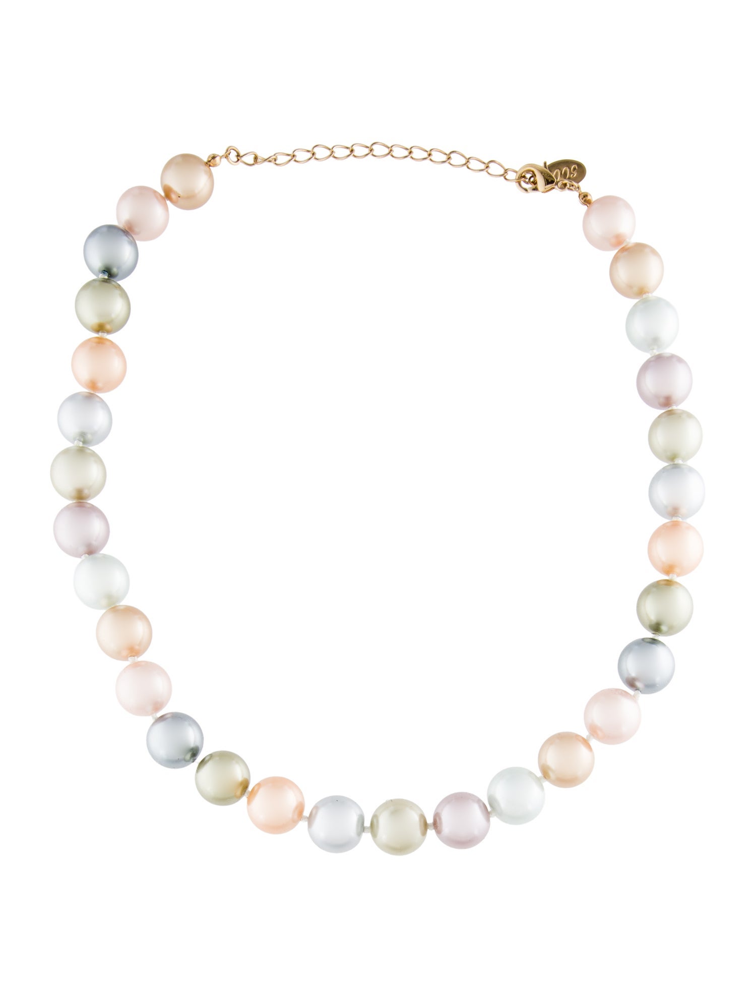 Kenneth Jay Lane Faux Pearl Collar Necklace