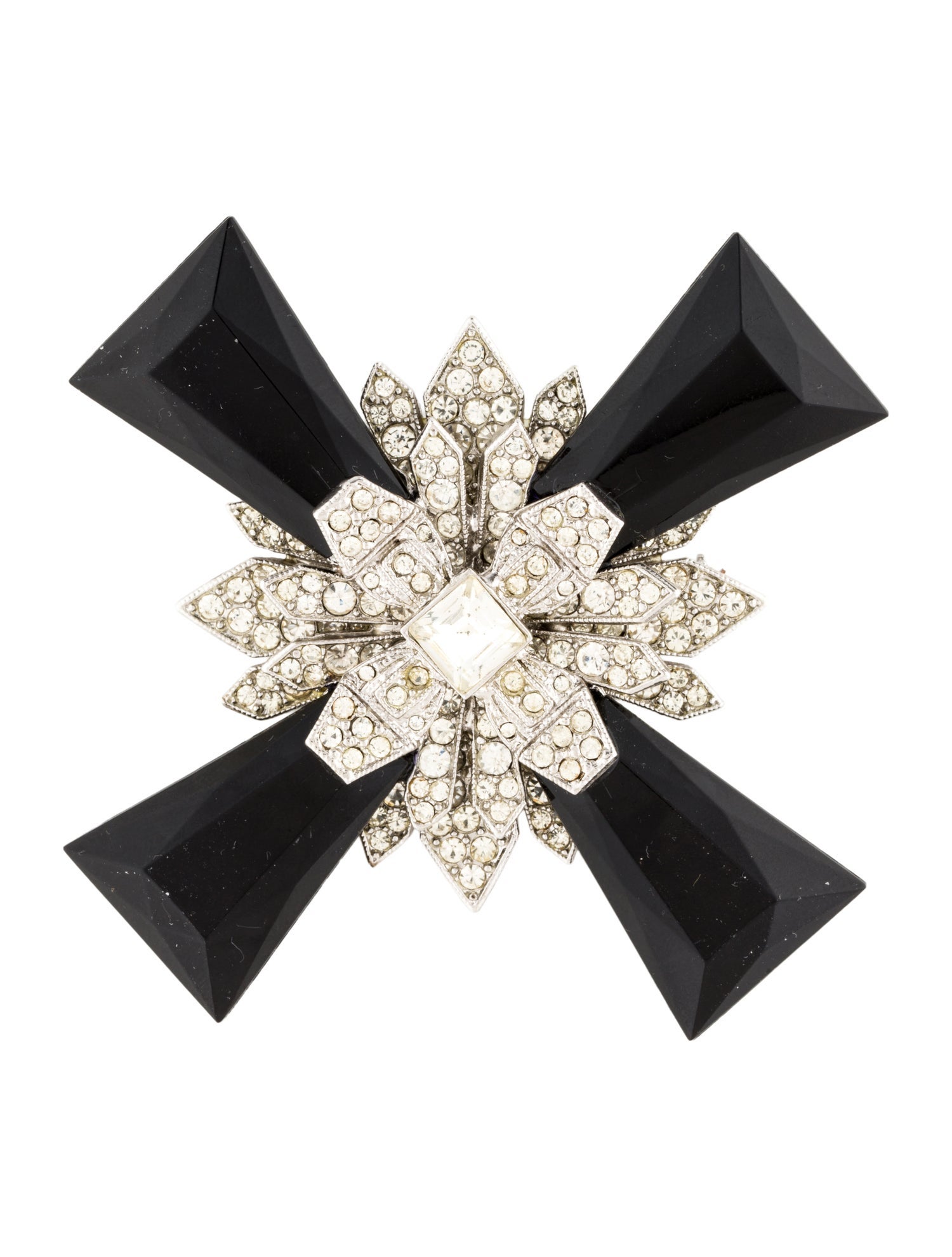 Kenneth Jay Lane Vintage Crystal Brooch