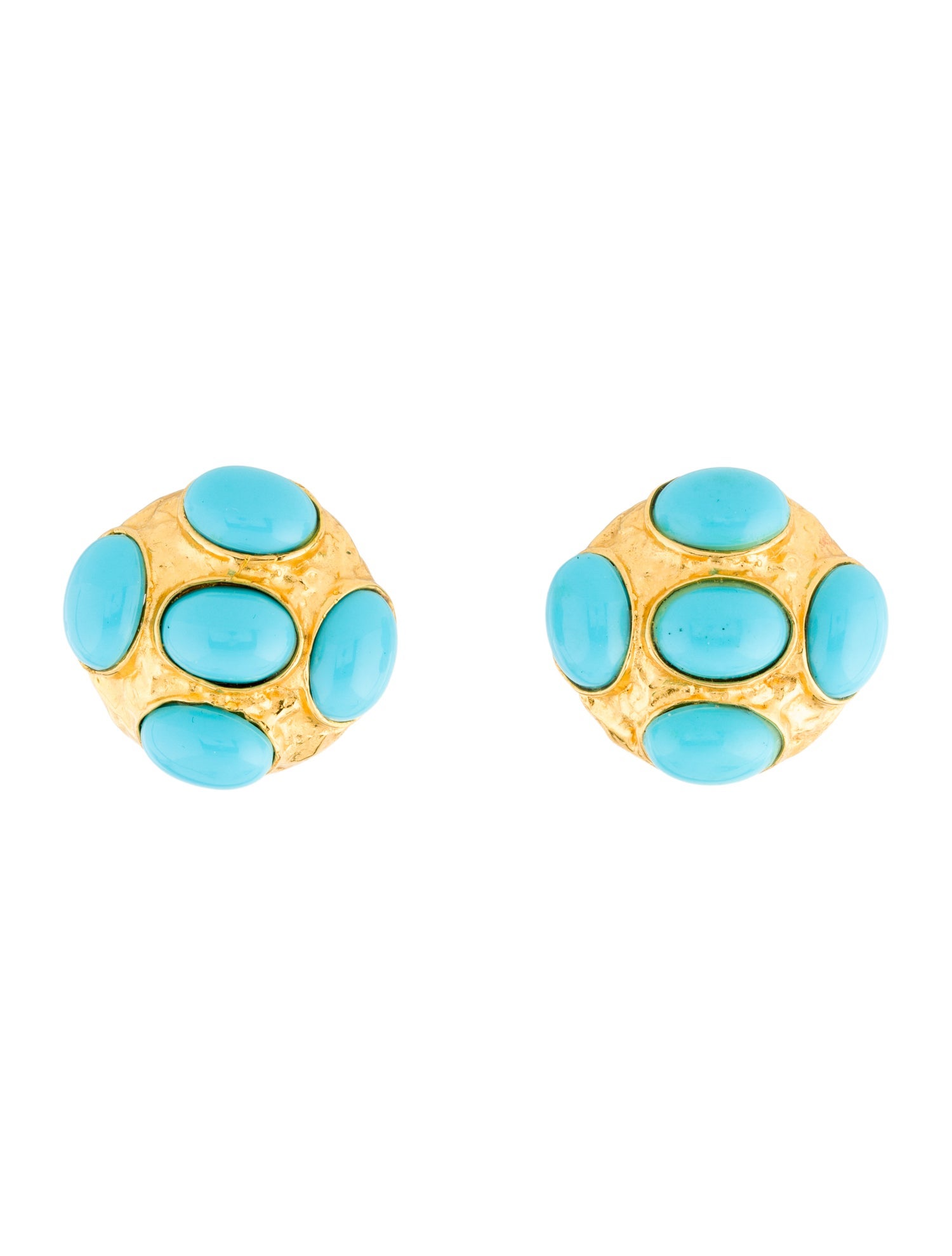Kenneth Jay Lane Resin Clip-On Earrings