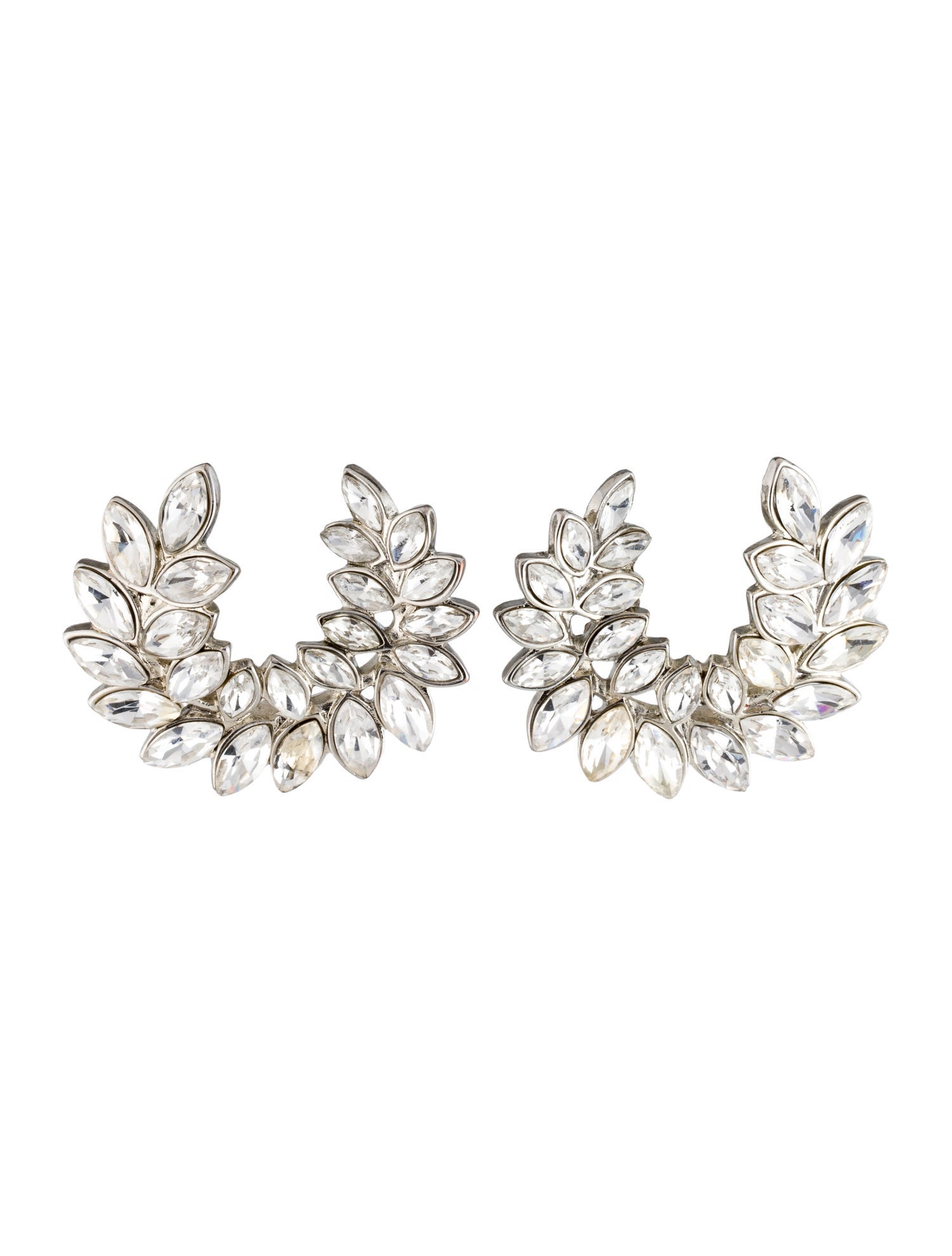 Kenneth Jay Lane Crystal Clip-On Earrings