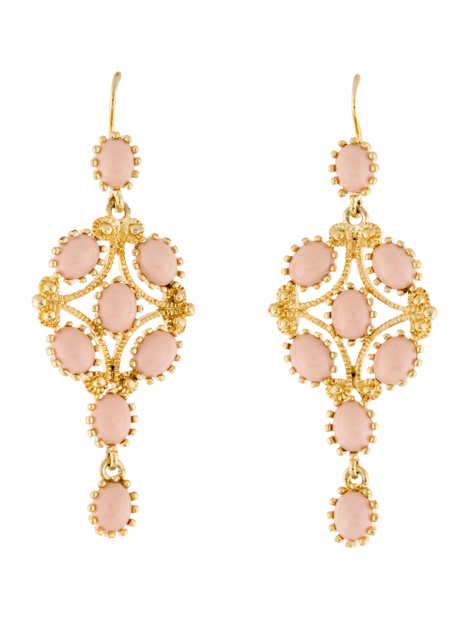 Kenneth Jay Lane Cabochon Drop Earrings