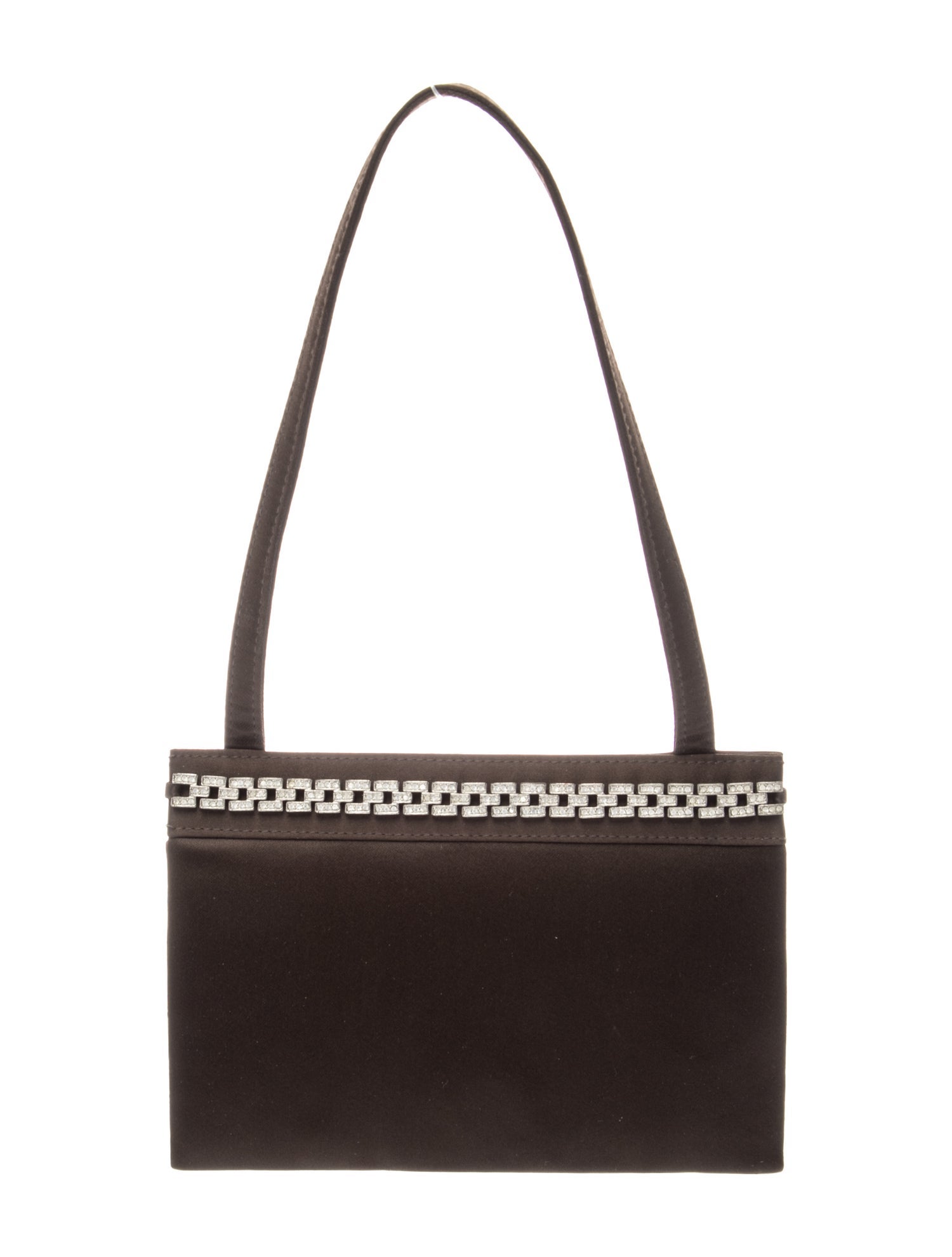 Kenneth Jay Lane Satin Shoulder Bag