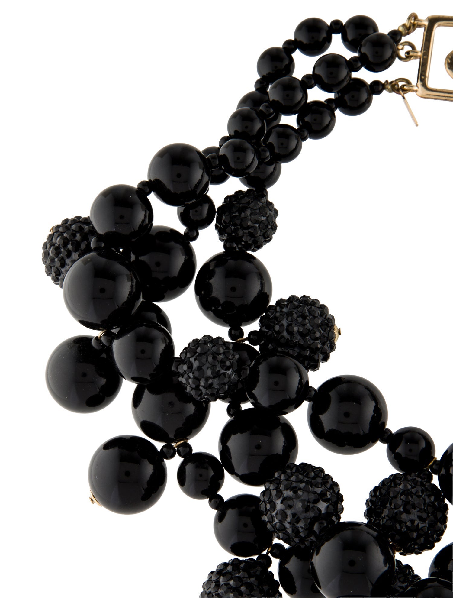 Kenneth Jay Lane Resin Multistrand Bead Necklace