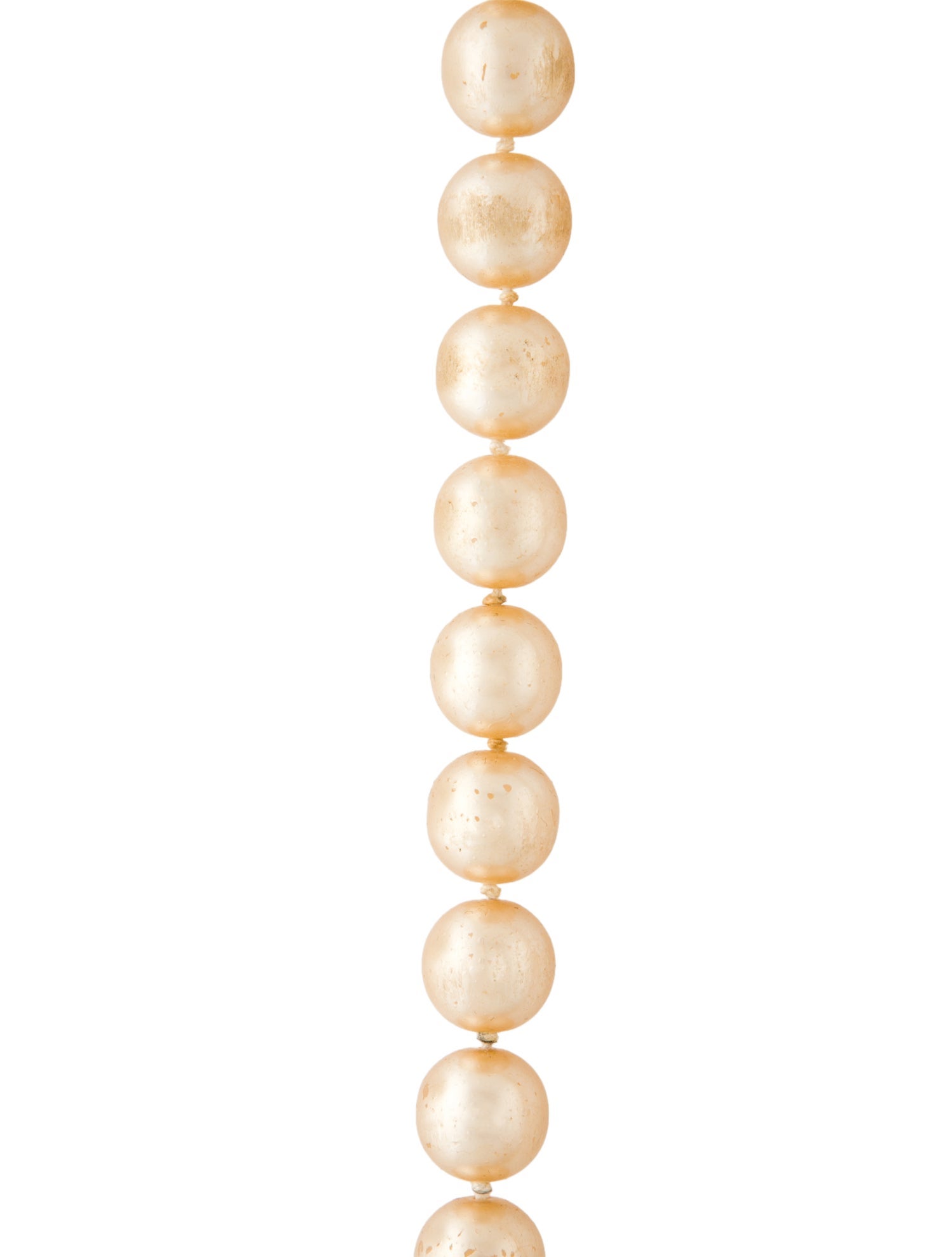 Kenneth Jay Lane Faux Pearl Bead Strand Necklace