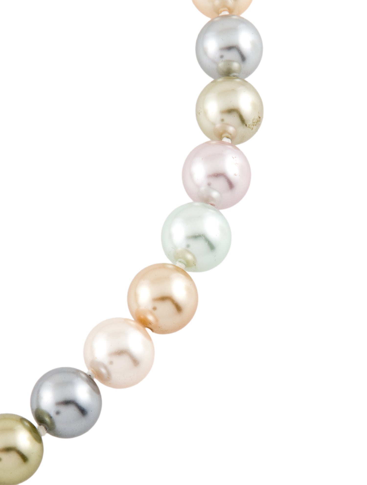 Kenneth Jay Lane Faux Pearl Collar Necklace