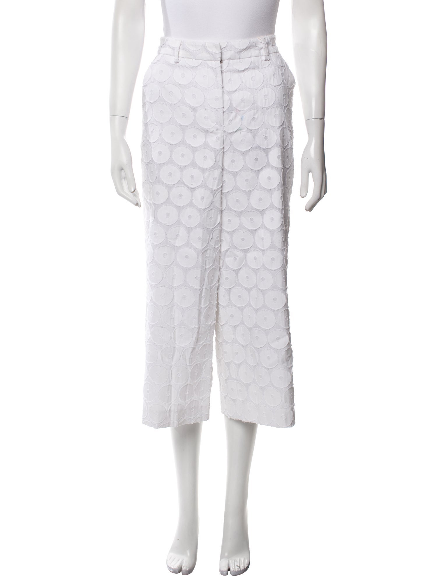 Kiltie Lace Pattern Wide Leg Pants w/ Tags