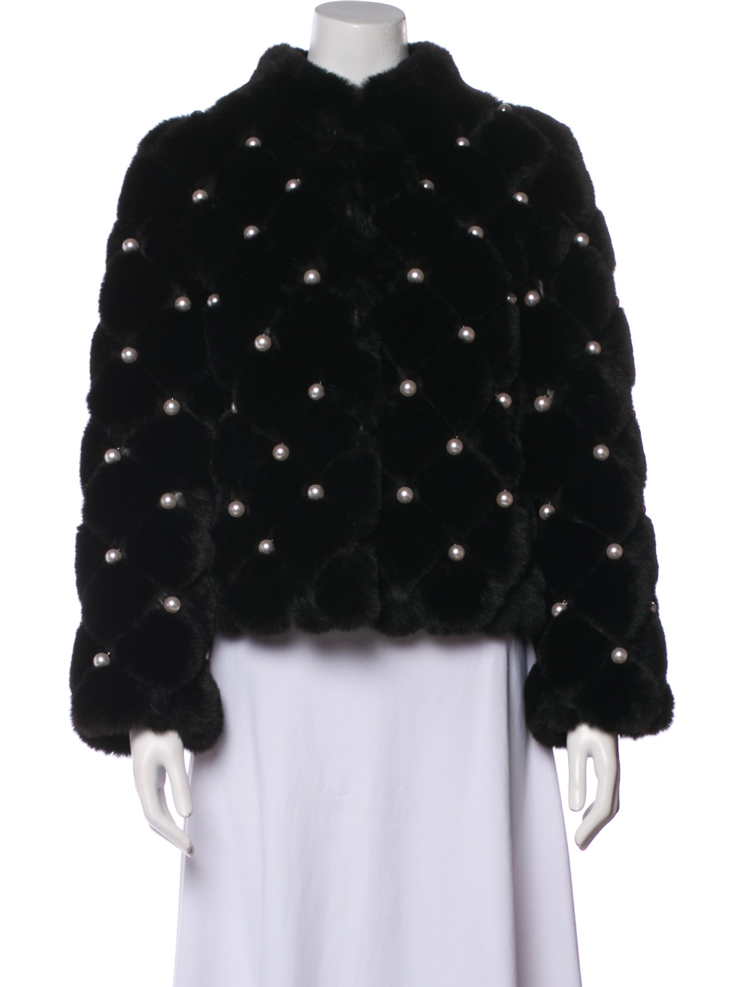 KELLI KOURI Faux Fur Jacket
