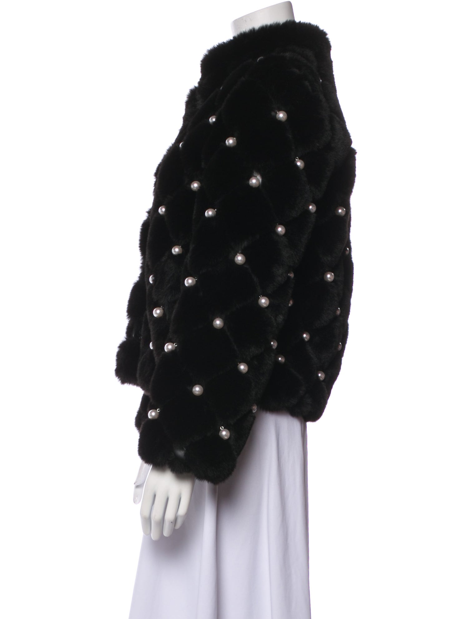 KELLI KOURI Faux Fur Jacket