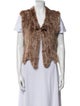 KELLI KOURI Fur Animal Print Vest