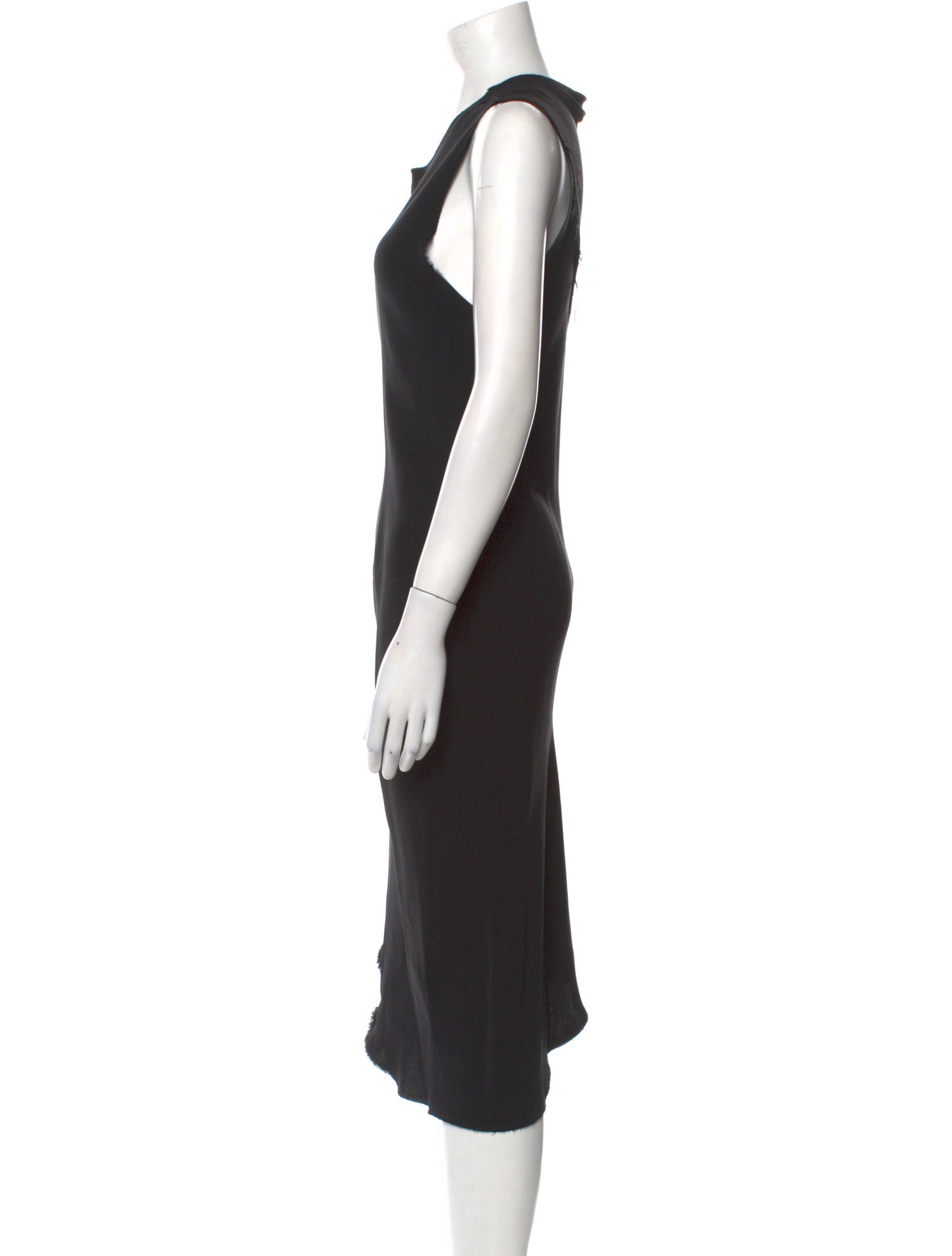 KES Scoop Neck Midi Length Dress