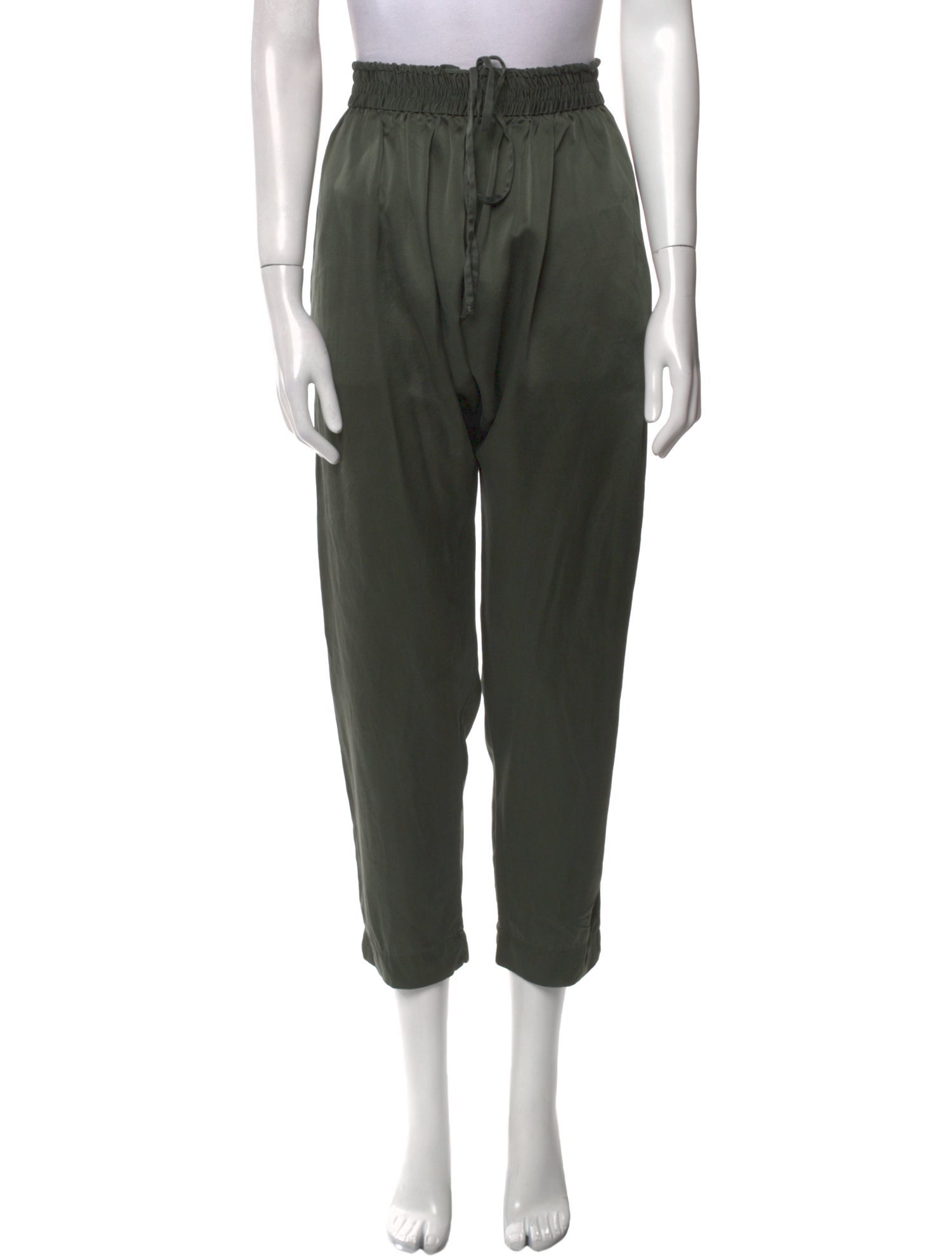 KES Silk Straight Leg Pants