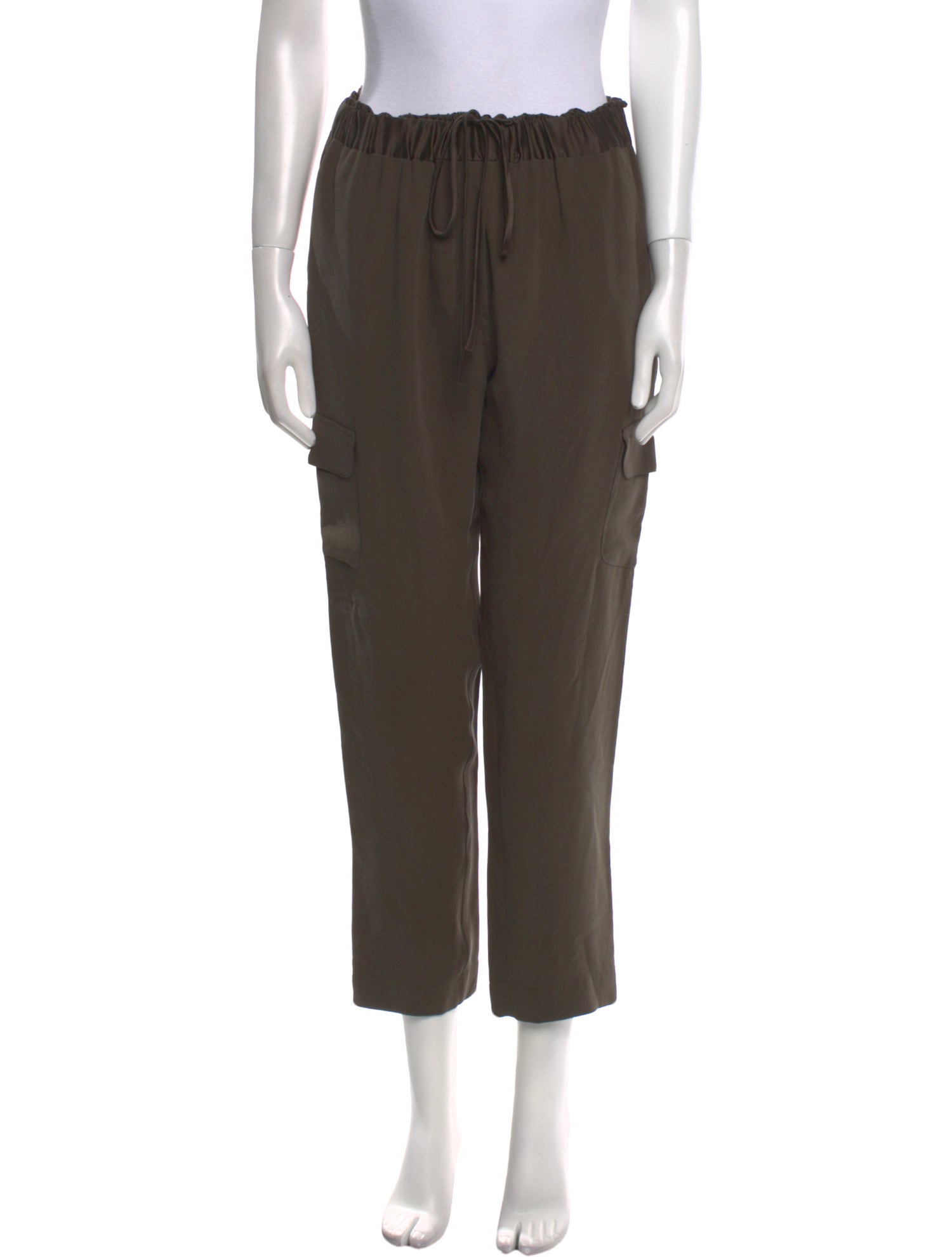 KES Silk Straight Leg Pants