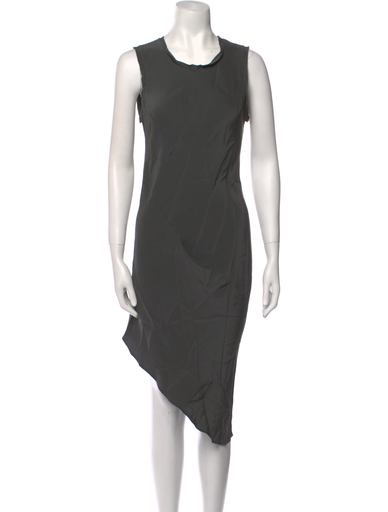 KES Scoop Neck Midi Length Dress