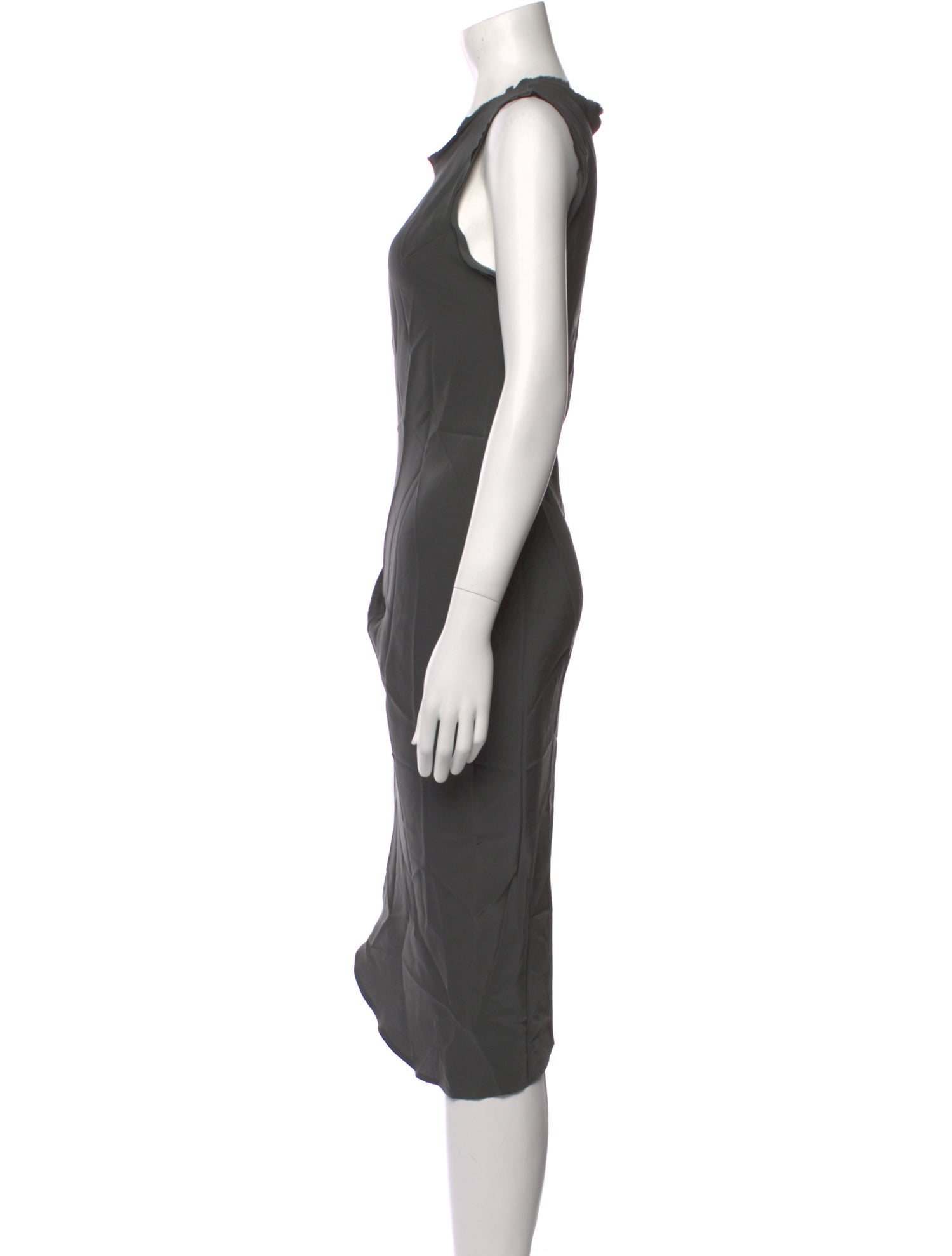 KES Scoop Neck Midi Length Dress