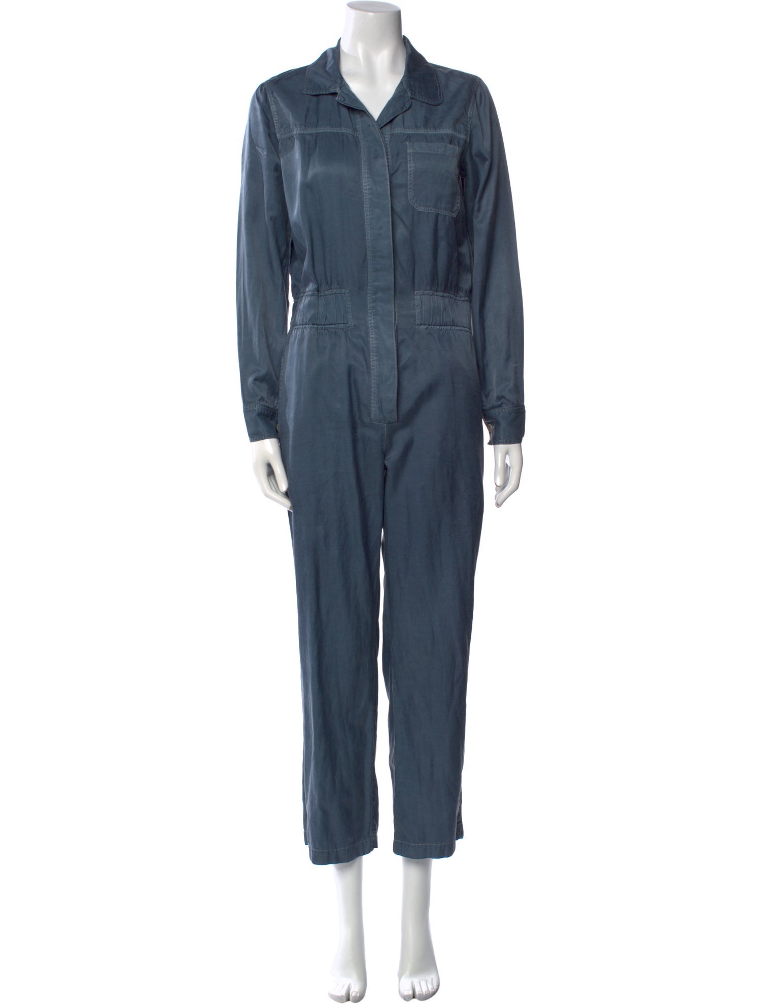 KES Silk Crew Neck Jumpsuit