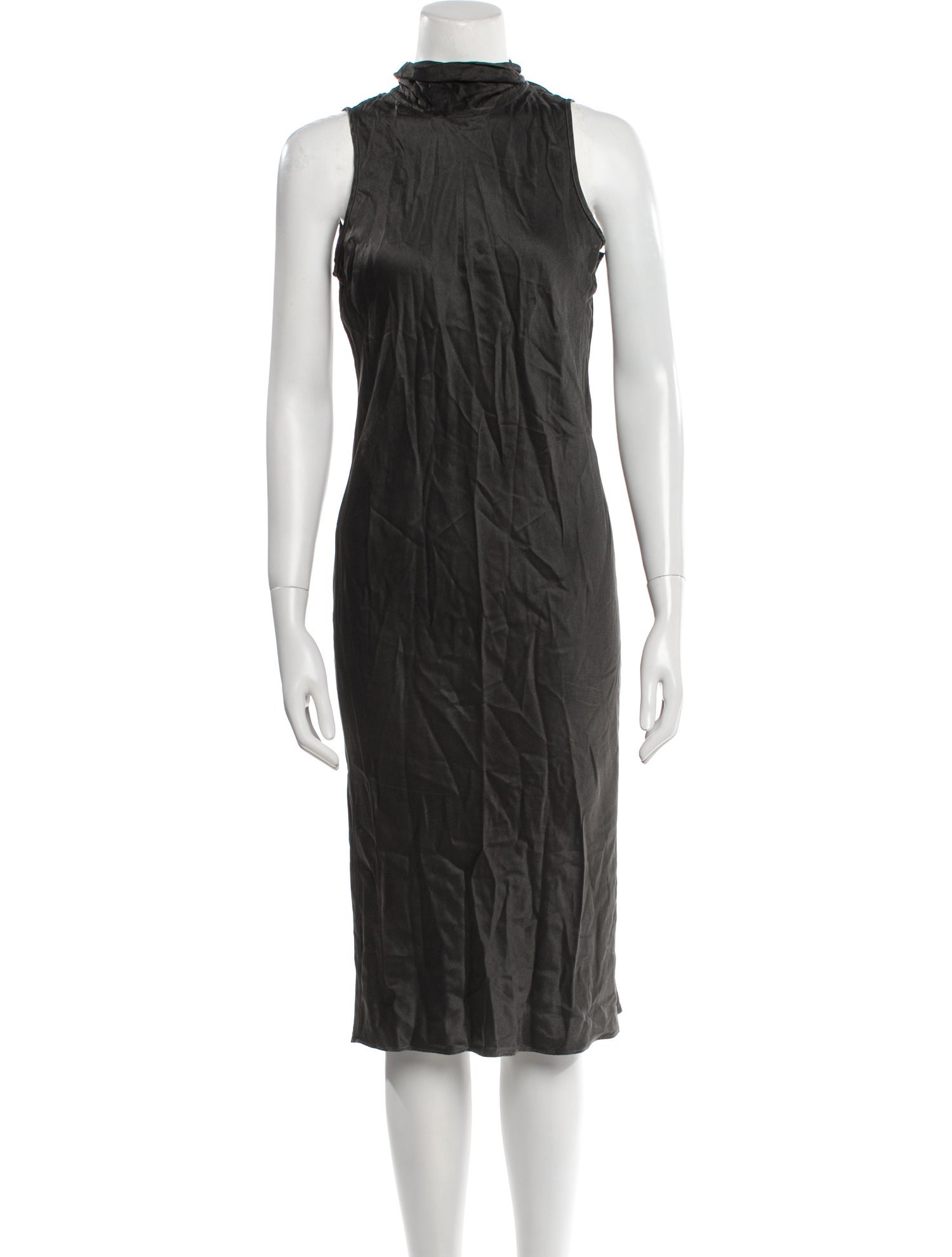 KES Silk Midi Length Dress