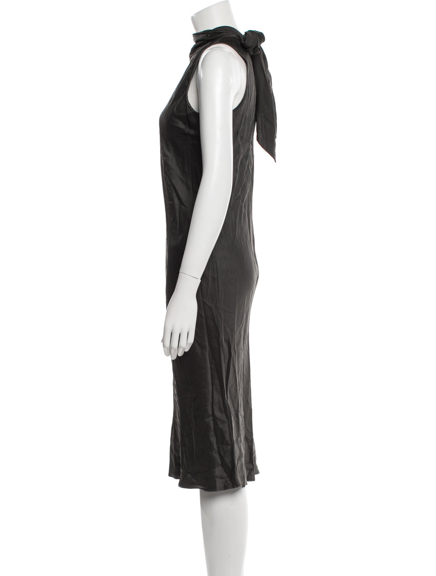 KES Silk Midi Length Dress