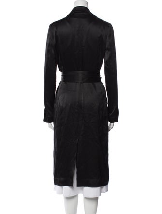 KES Silk Trench Coat