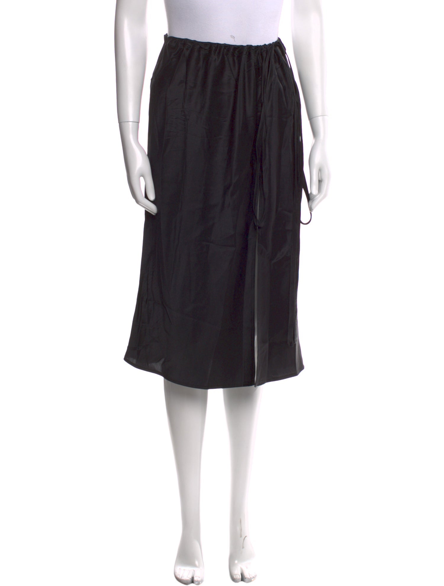 KES Silk Knee-Length Skirt