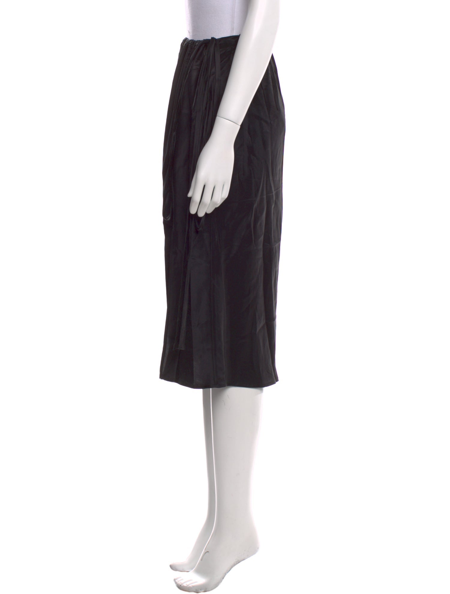 KES Silk Knee-Length Skirt