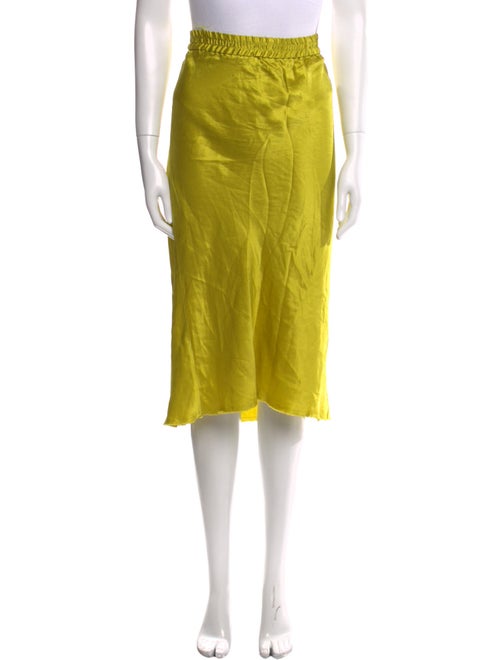 KES Silk Knee-Length Skirt