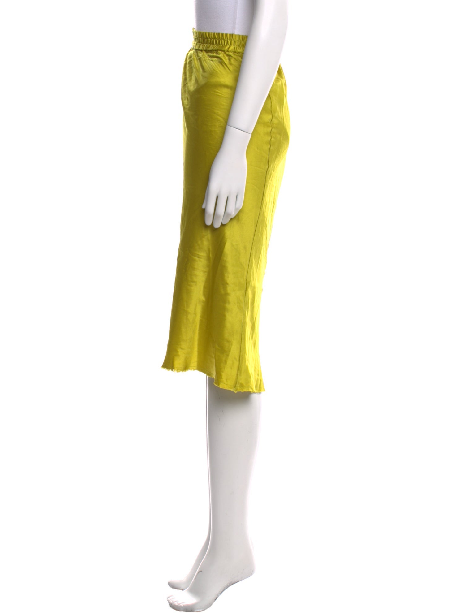 KES Silk Knee-Length Skirt