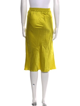 KES Silk Knee-Length Skirt