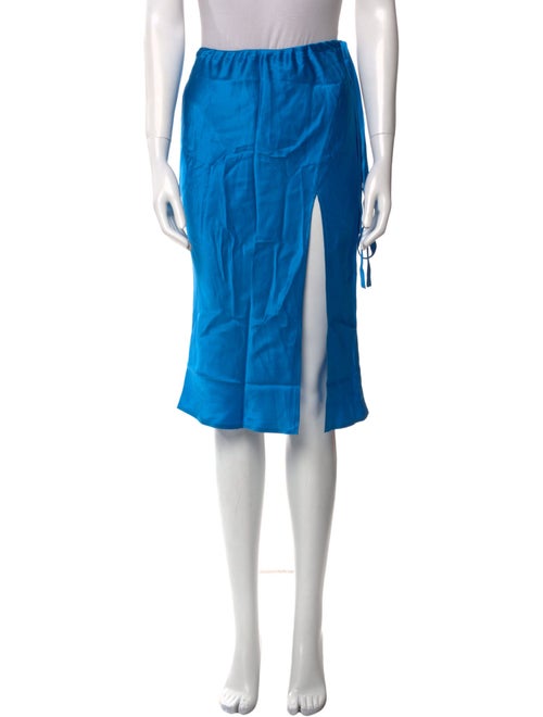 KES Silk Knee-Length Skirt