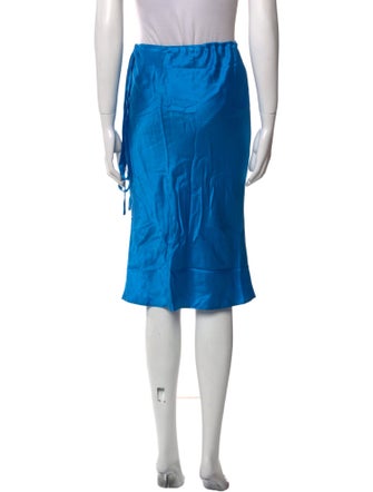 KES Silk Knee-Length Skirt