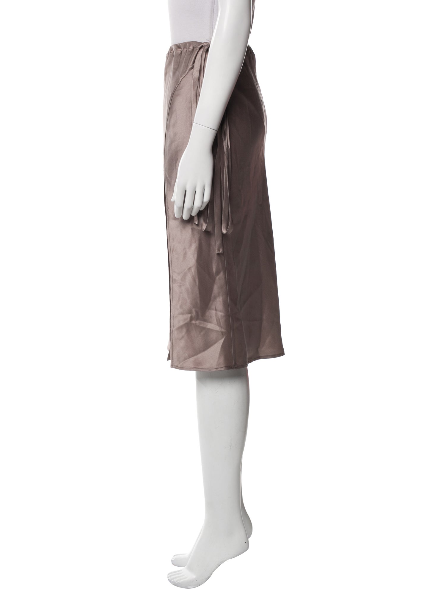 KES Silk Knee-Length Skirt w/ Tags