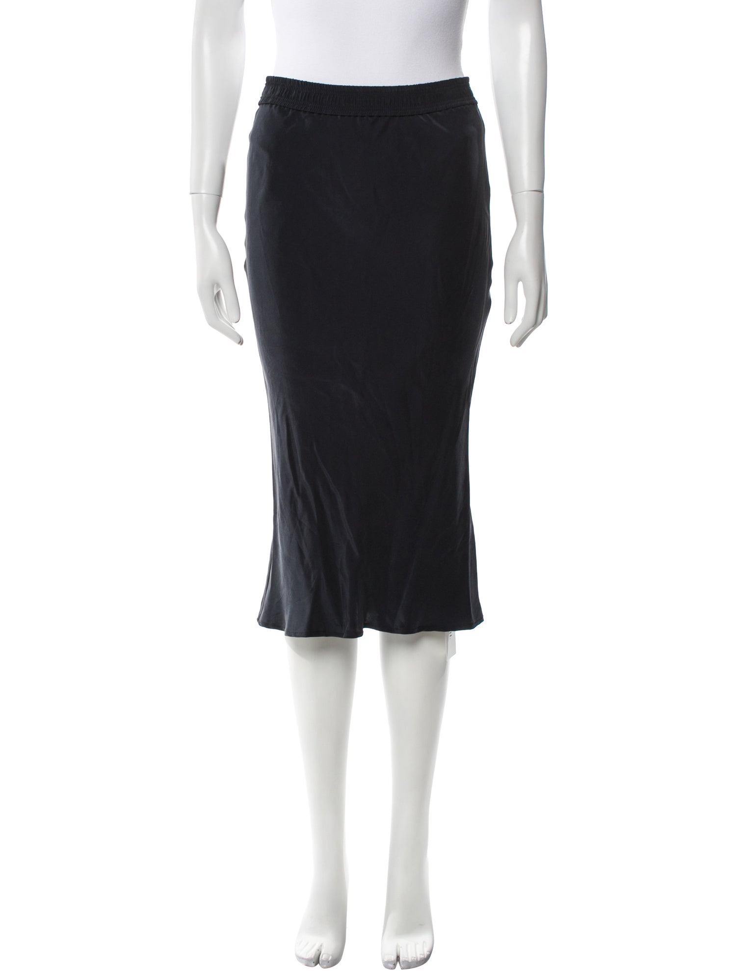 KES Silk Knee-Length Skirt