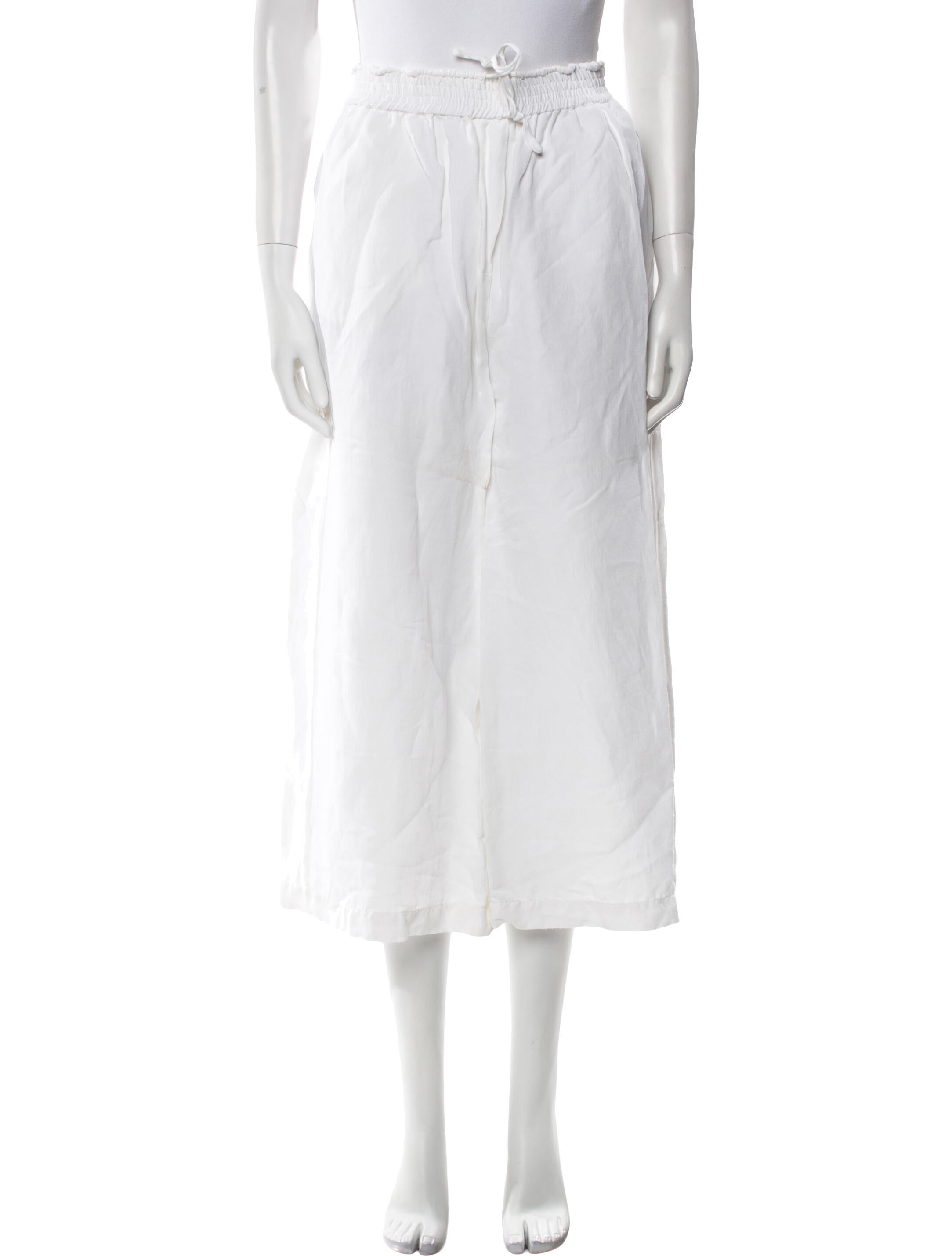 KES Linen Wide Leg Pants