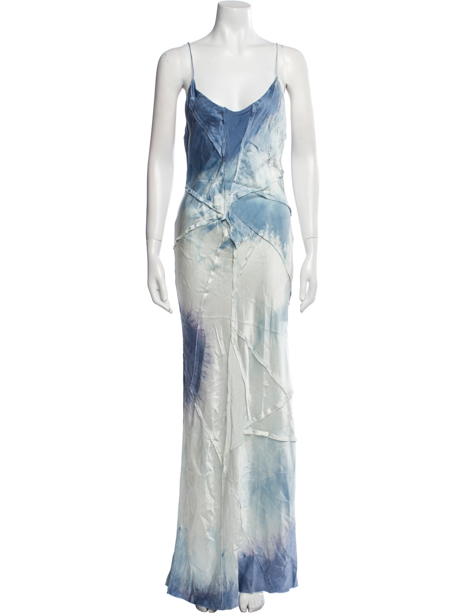 KES Silk Long Dress