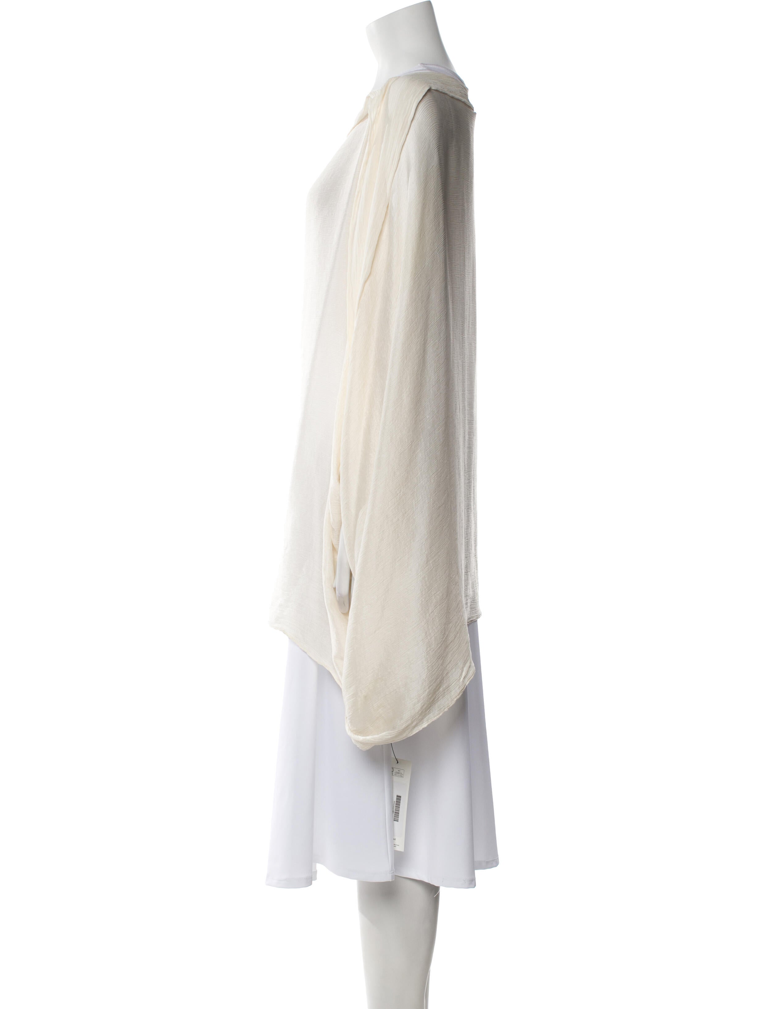 KES Silk Bateau Neckline Tunic