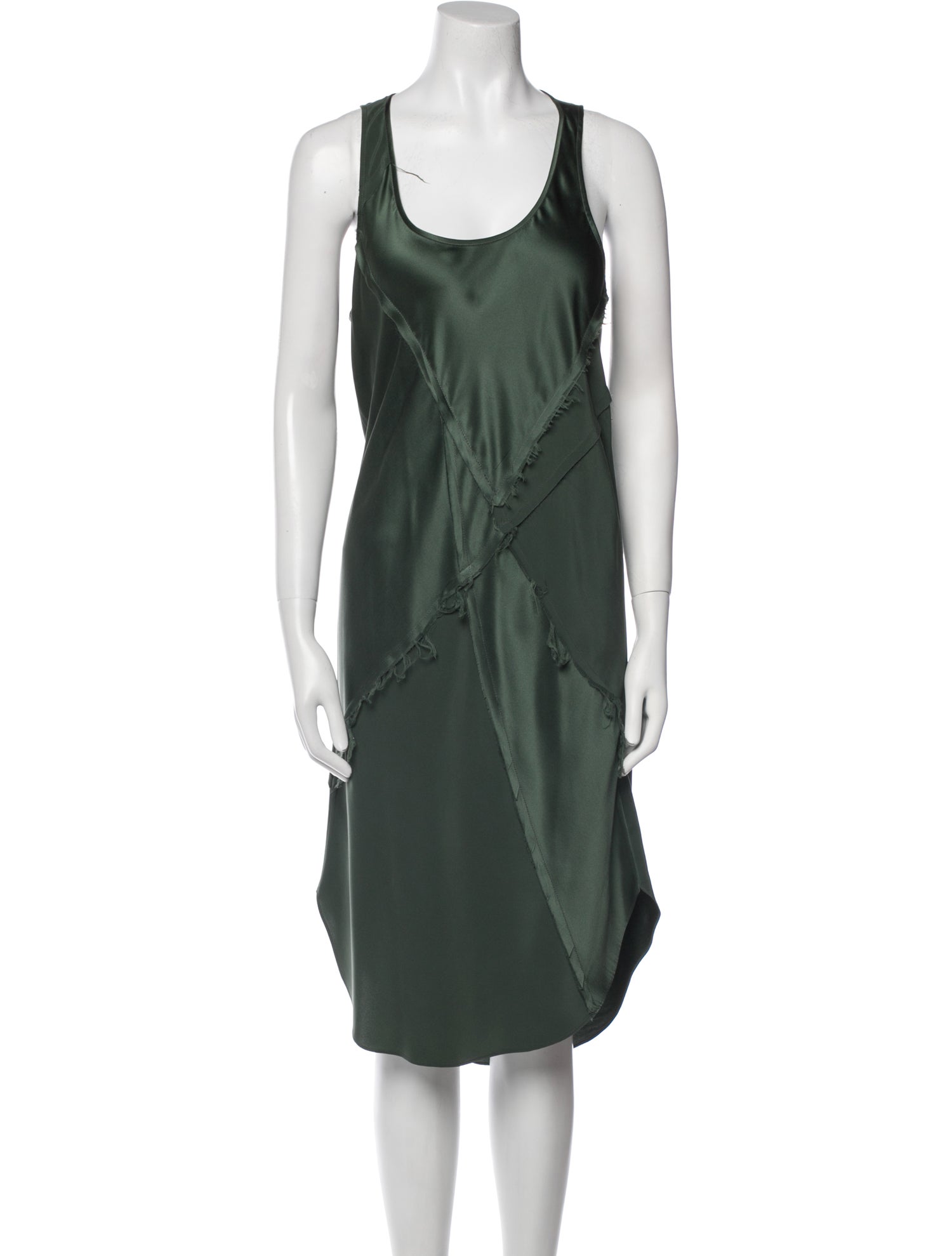 KES Silk Midi Length Dress