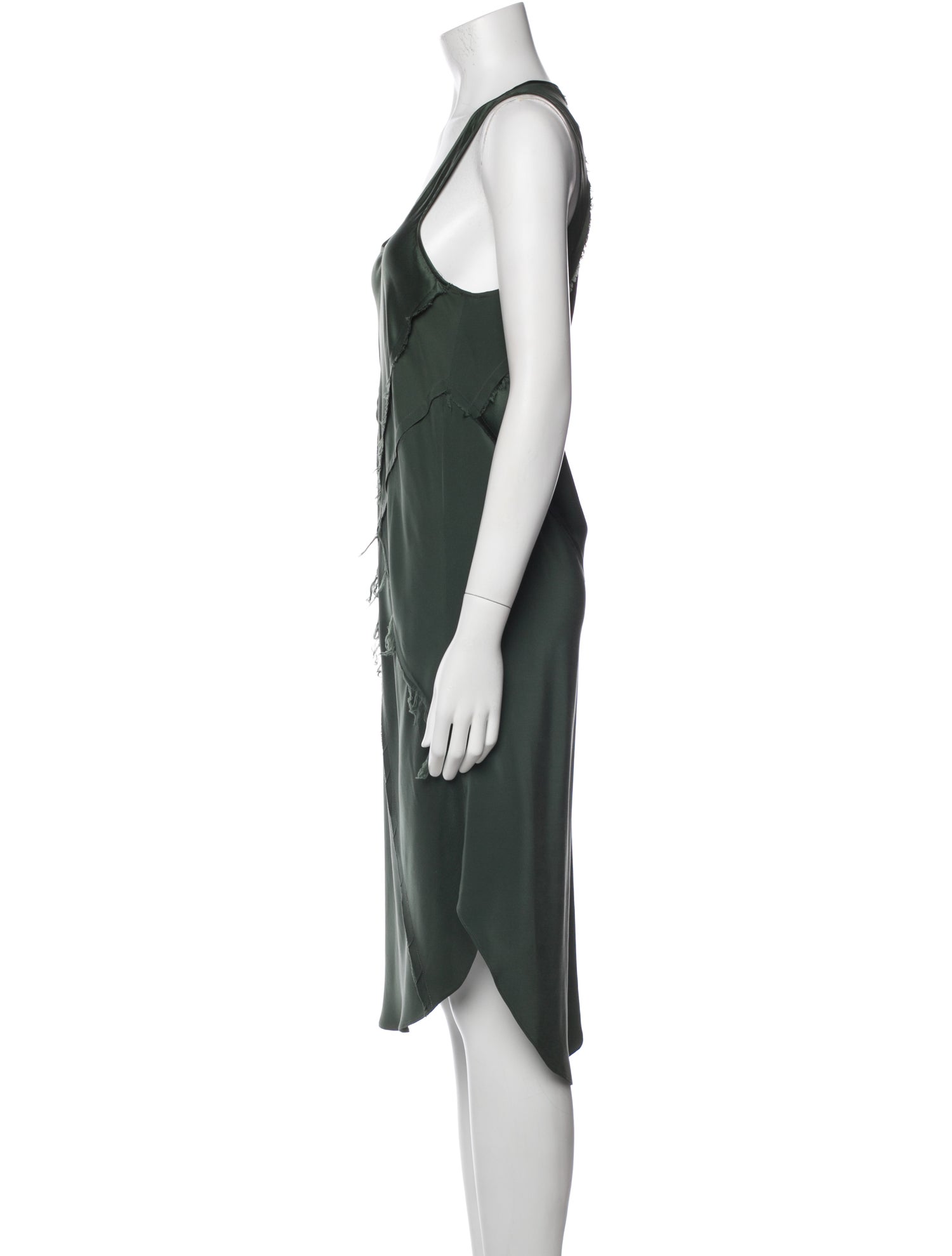 KES Silk Midi Length Dress