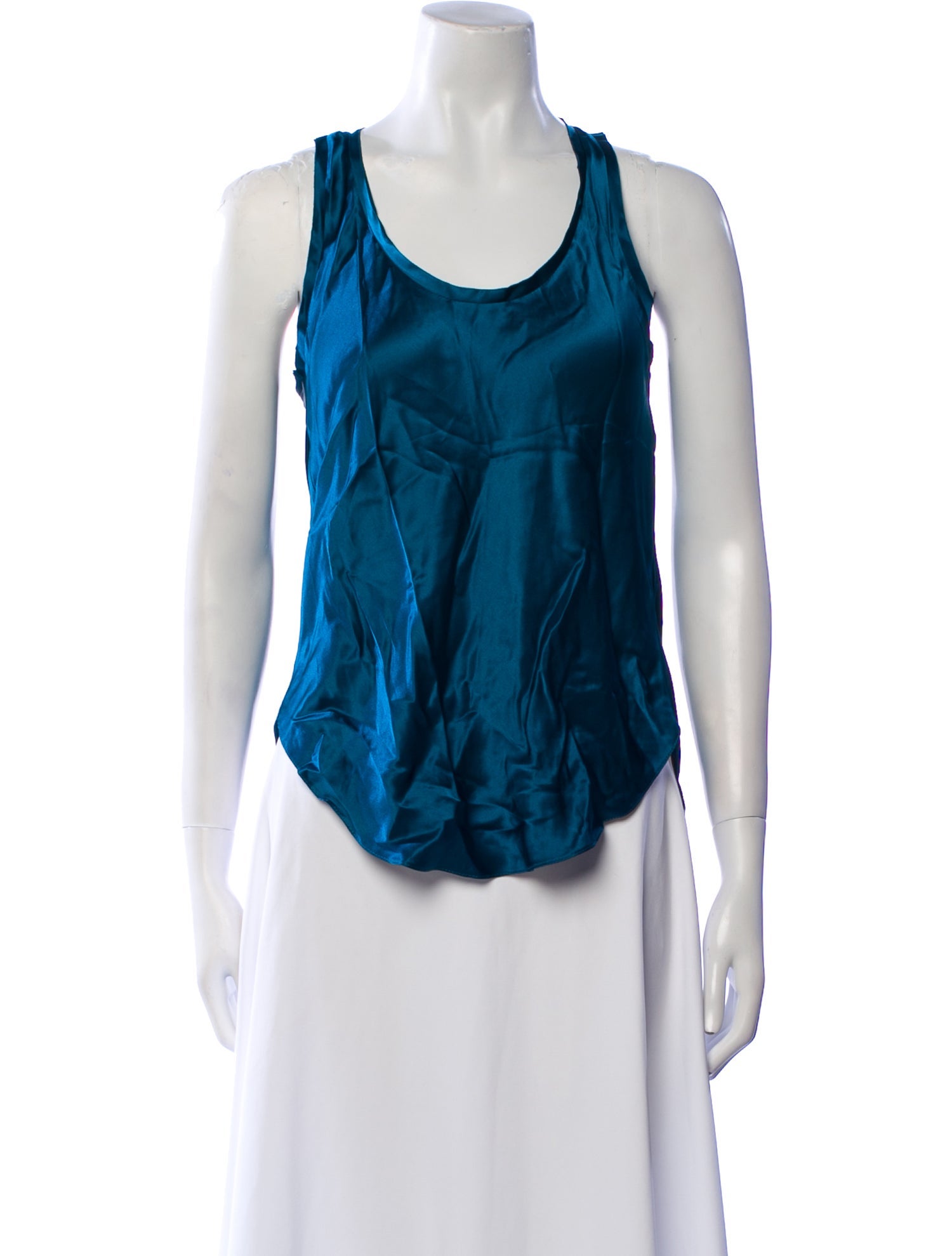 KES Silk Scoop Neck Top w/ Tags