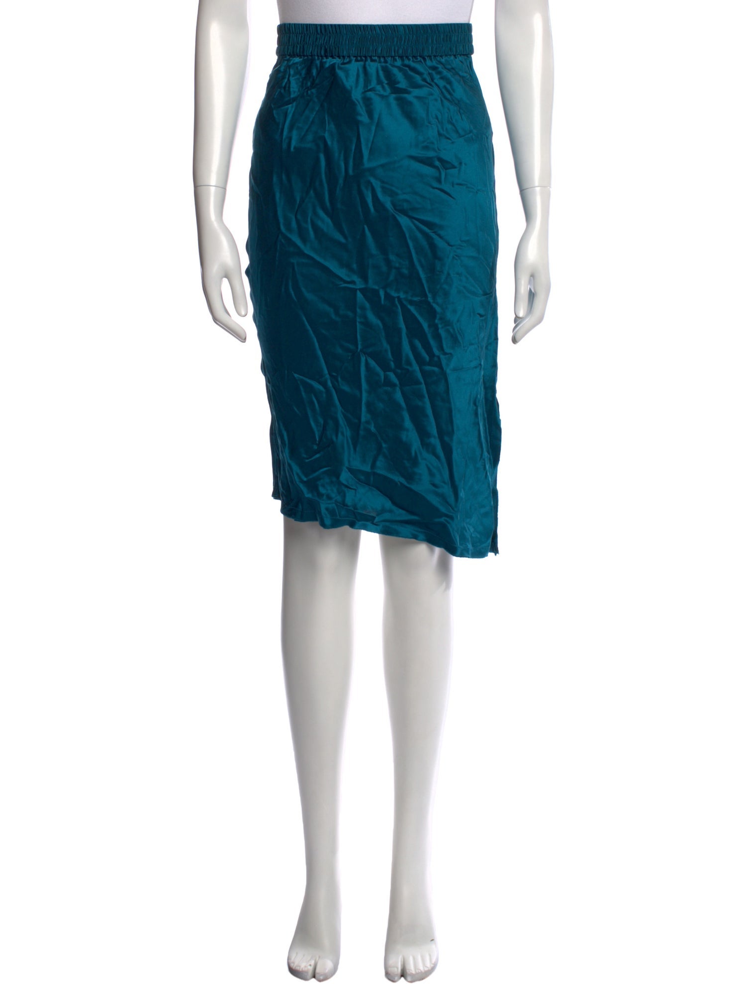 KES Silk Knee-Length Skirt